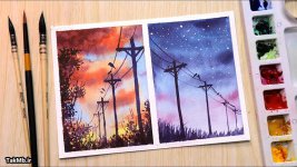 Watercolor-painting-for-beginners-sunset-and-evening-landscape-easy_TakMb.ir_.jpg